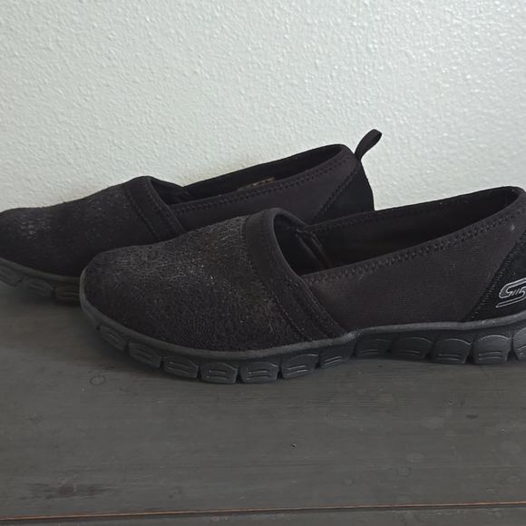 Skechers EZ Flex 3.0 Black Shoes Size 9 - Picture 4 of 9